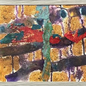 11x15 mixed media framed art